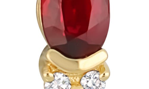 Bony Levy El Mar Ruby & Diamond Stud Earrings In Multi