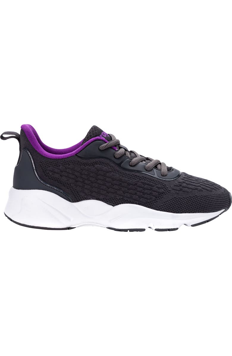 Propét Stability Strive Sneaker, Alternate, color, Grey/ Purple Fabric