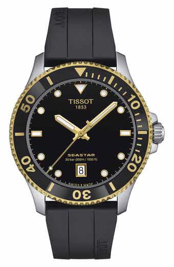 Seastar 1000 Rubber Strap Watch, 40mm