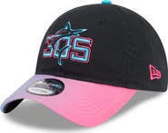 New Era Men's New Era Black/Pink Miami Marlins 2025 City Connect 9TWENTY Adjustable Hat
