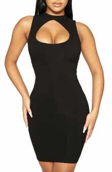 Naked Wardrobe Lock Keyhole Snatched Minidress