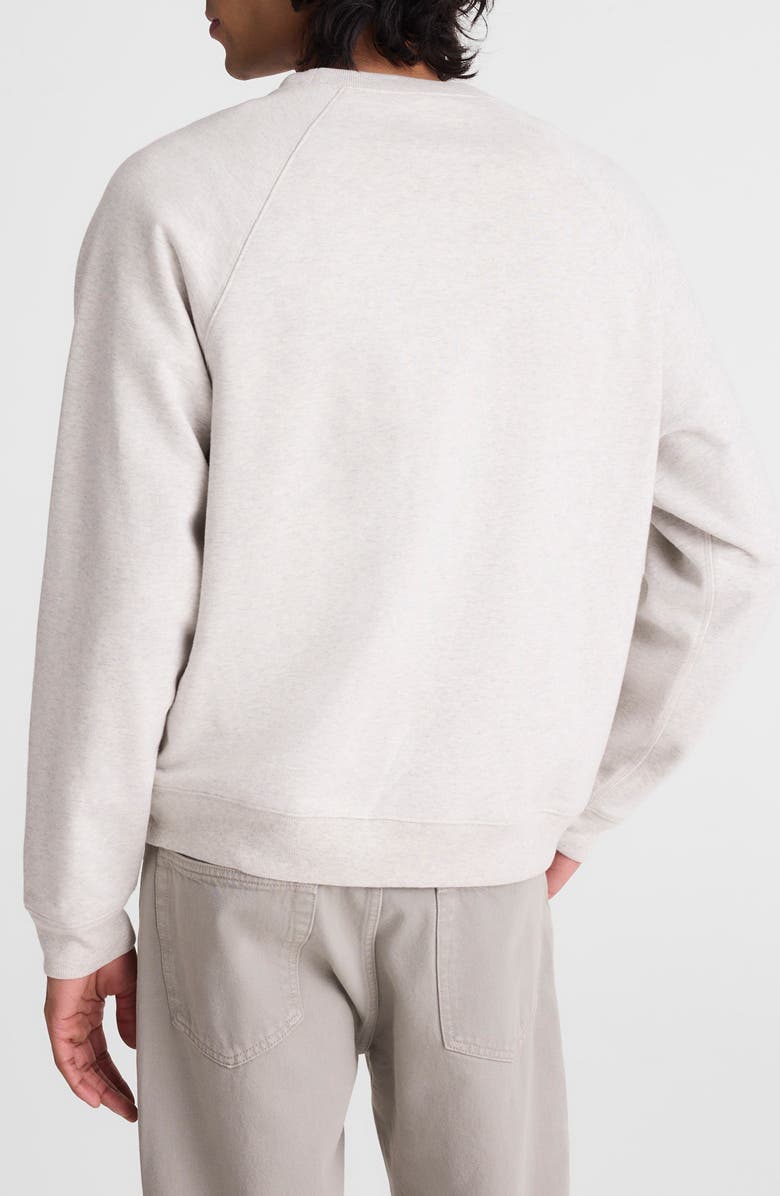 Madewell Crewneck Loopback Terry Sweatshirt, Alternate, color, Heather Grey