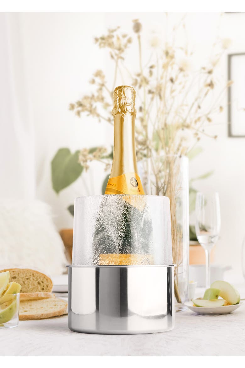 Stainless Steel Ice Bottle Chiller, Alternate, color, Silver