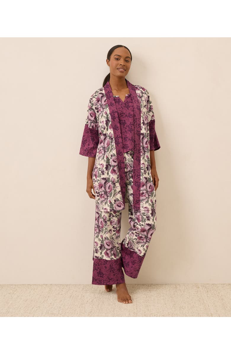 Pact Organic Staycation Sleep Pant, Main, color, Gathered Garden