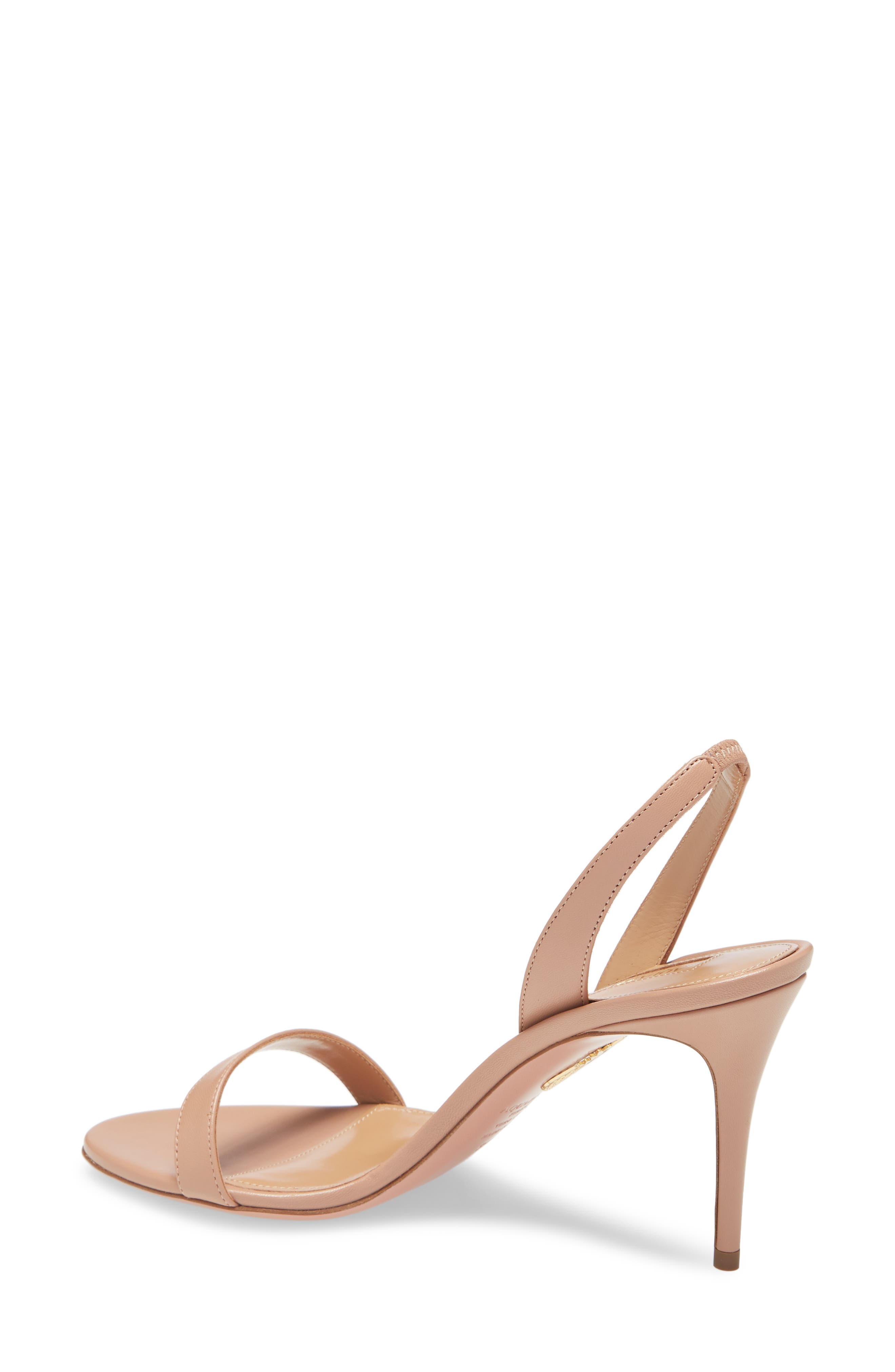 Aquazzura So Nude Slingback Sandal, Alternate, color, 