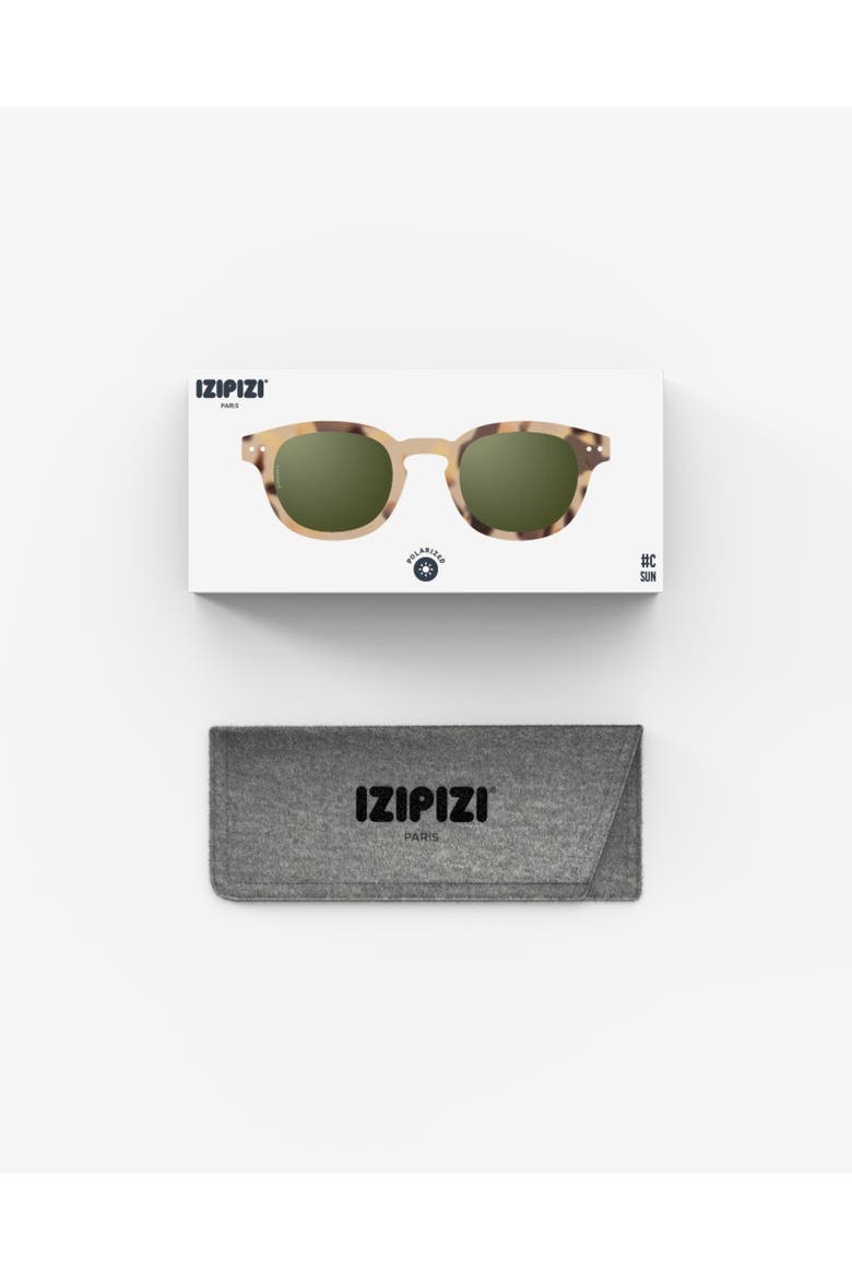 #C 47mm Square Sunglasses, Alternate, color, Light Tortoise