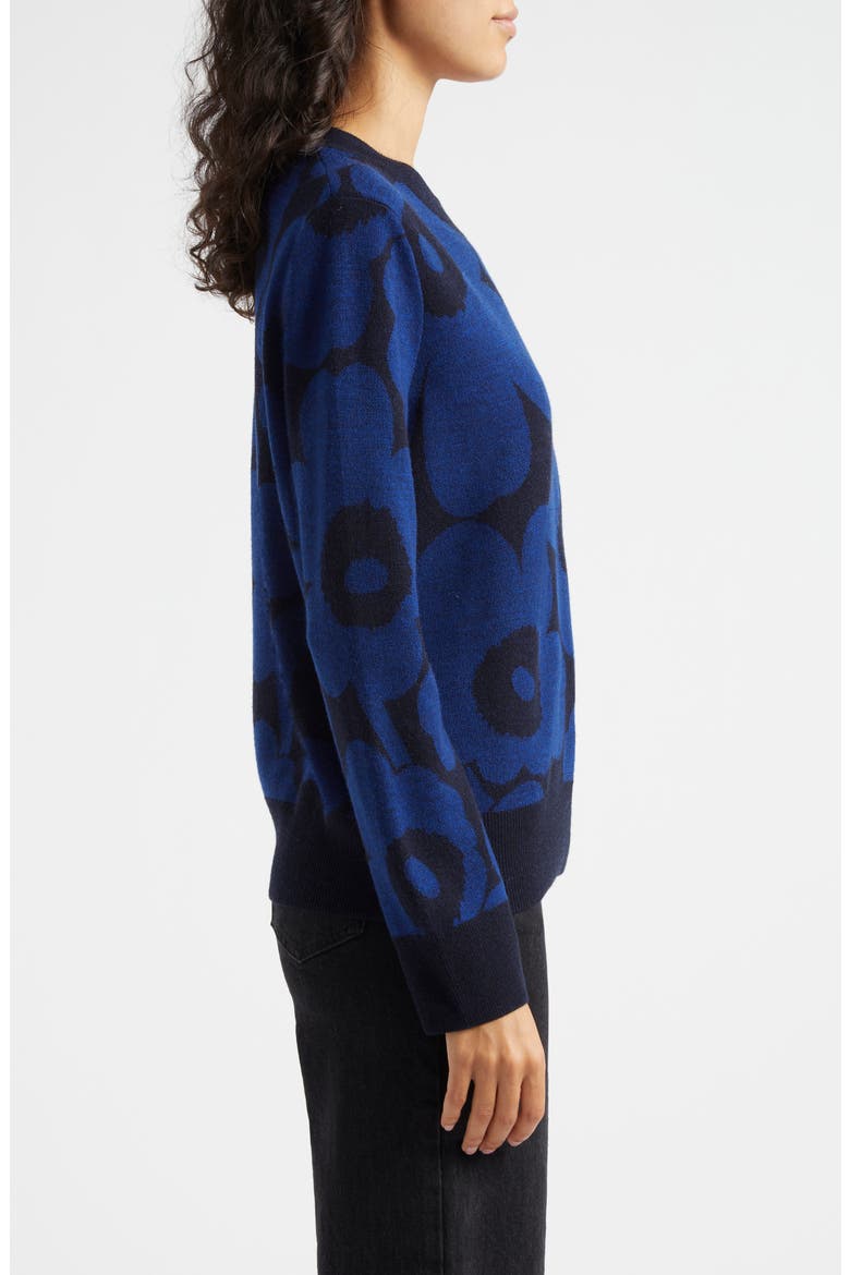 Koolaus Pieni Unikko Wool Sweater, Alternate, color, BLUE DARK BLUE