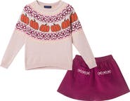 Andy & Evan Kids' Pumpkin Fair Isle Sweater
