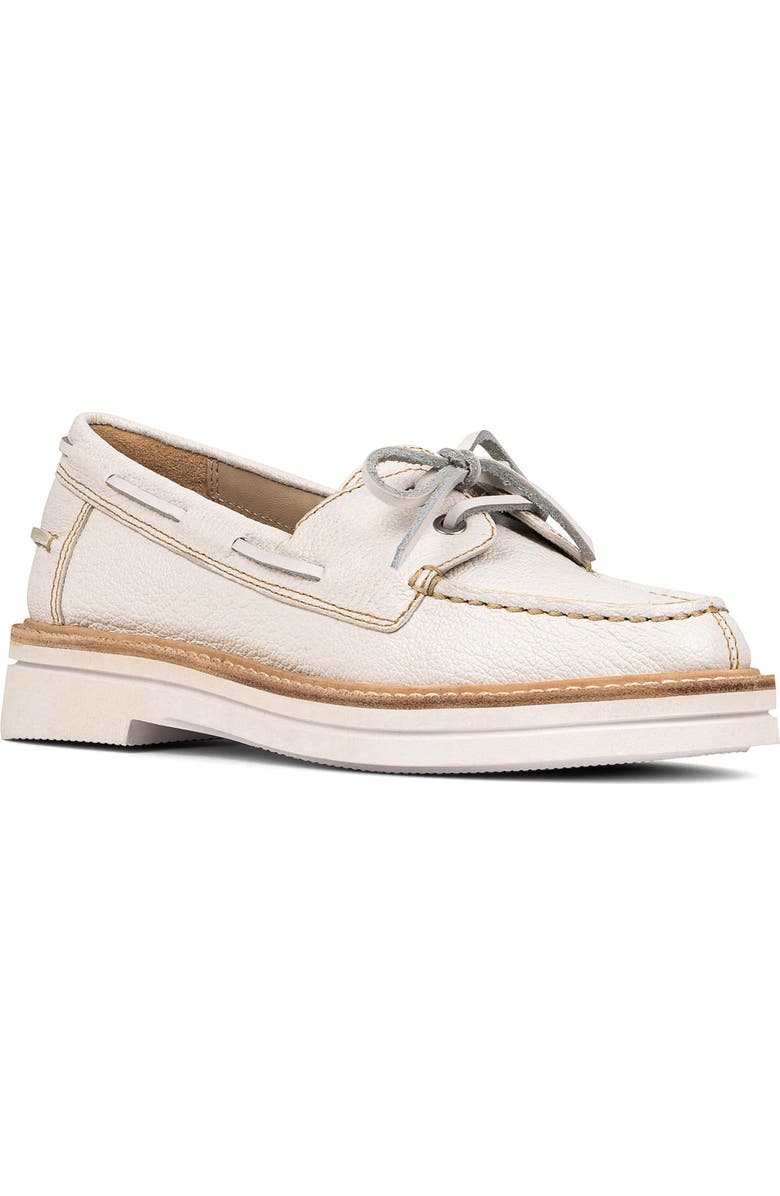 Donald Pliner Lillith Boat Shoe, Main, color, Off White