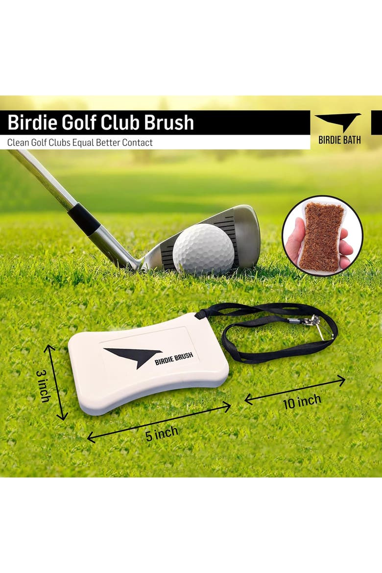 Golf Club Groove Cleaning Brush with Built in Water Spray, Alternate, color, Black