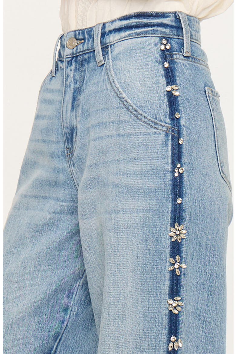 Gianna Low Slung Baggy Wide Jeans, Alternate, color, Medium Wash