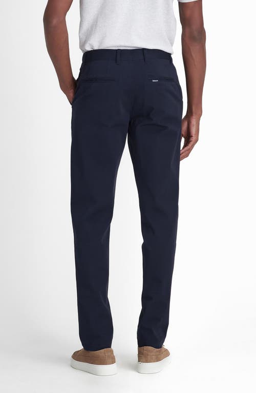 Barbour Men's Tailored-fit Comfort Stretch Trousers In Dark Navy
