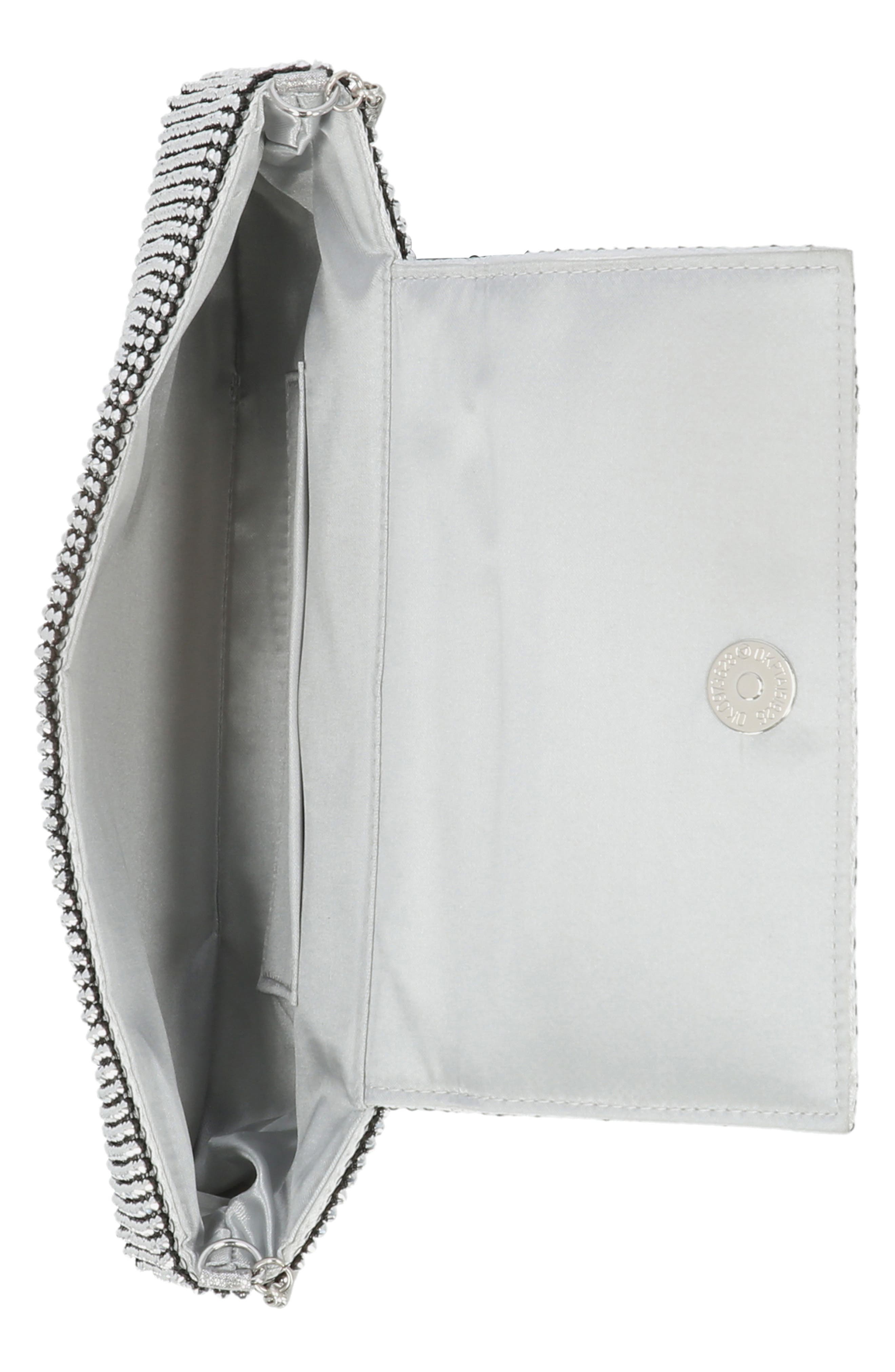 Jessica McClintock Bonnie Slim Rhinestone Bag, Alternate, color, 