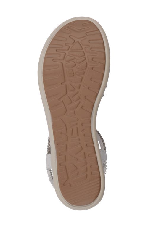 Gc Shoes Sol Comfort Platform Sandal In Silver