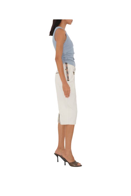 Burberry Festival Cotton Blend Tank Top In Gale