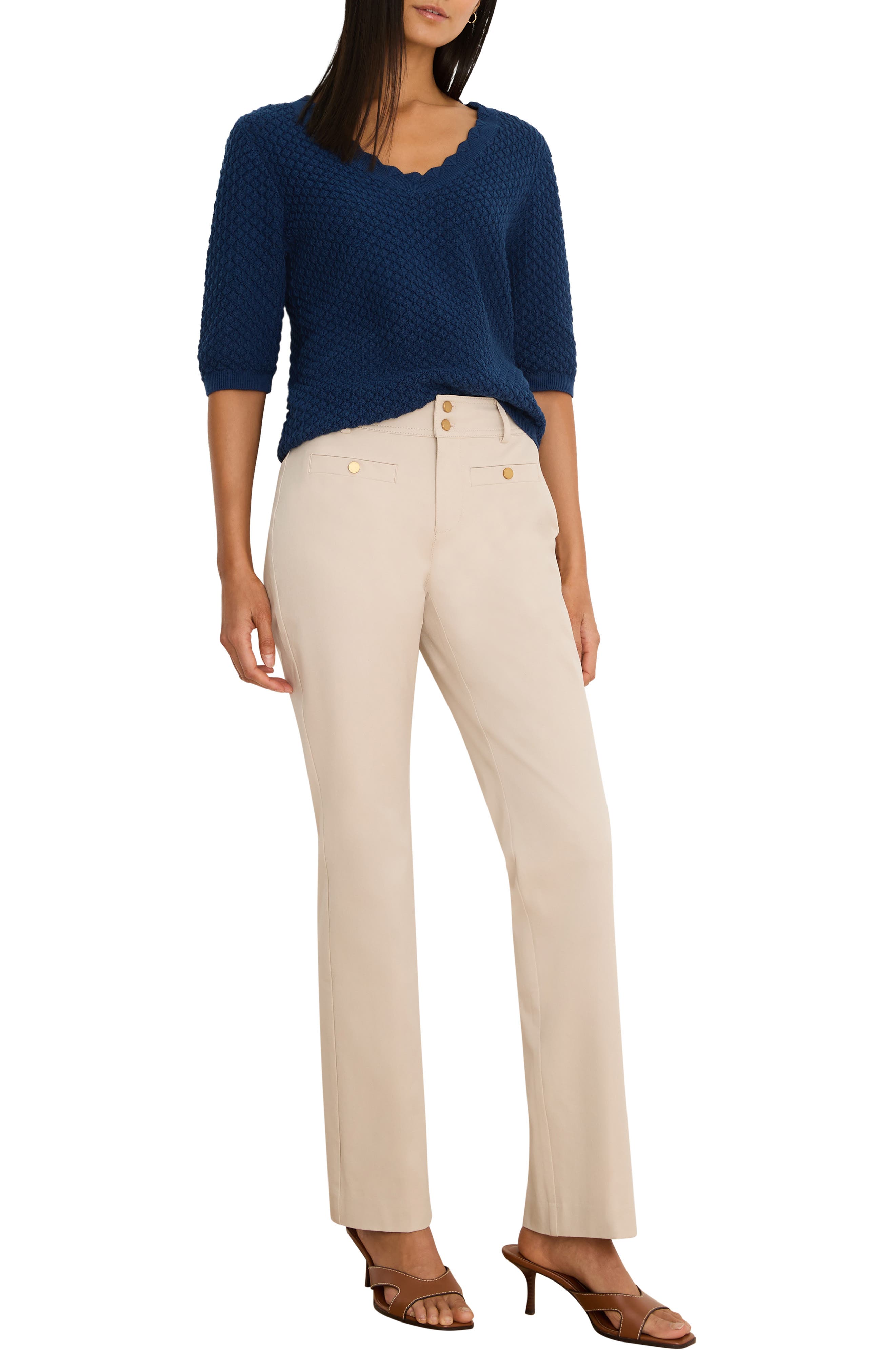 Plaza Slim Fit Bootcut Pants - image 2