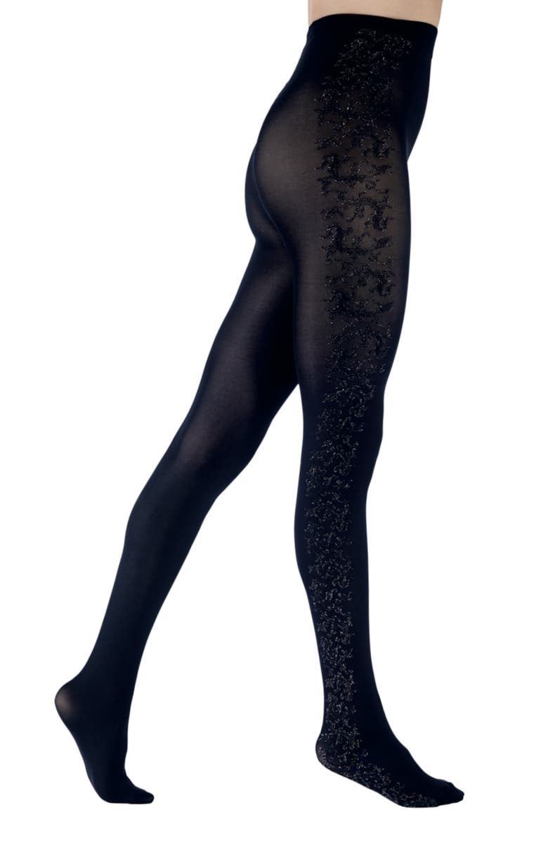 LECHERY<sup>®</sup> Floral Opaque Tights, Main, color, 