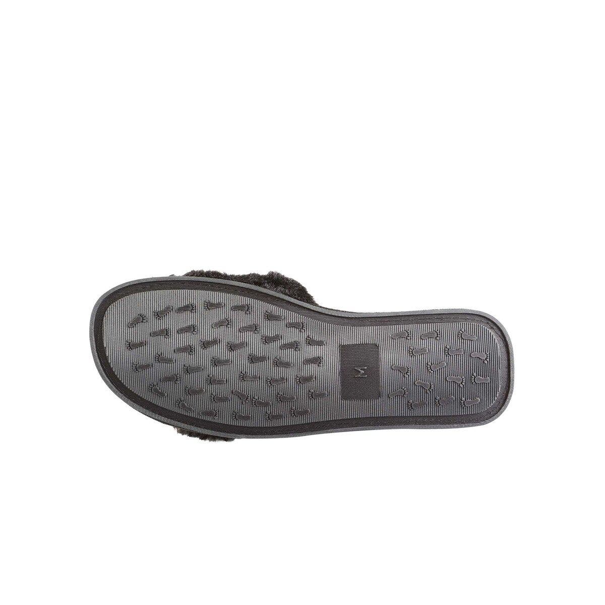 FOCO Women's FOCO Black Philadelphia Eagles Rhinestone Fuzzy Slippers, Alternate, color, 