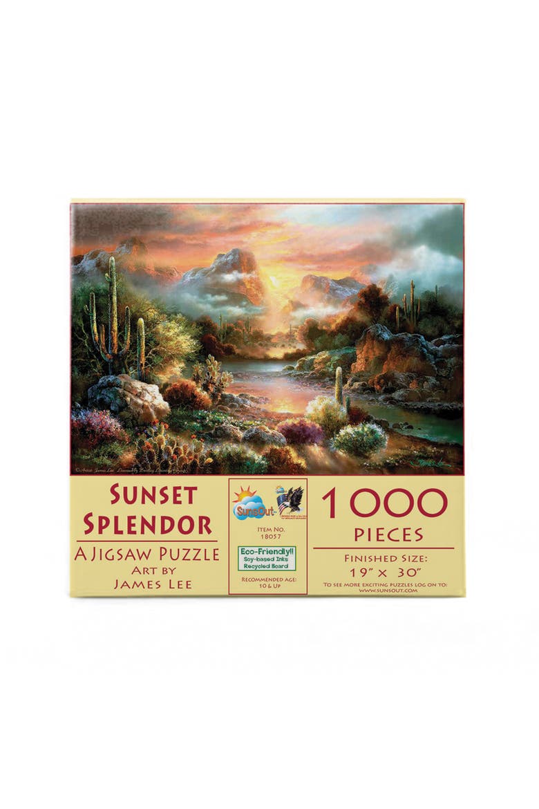 Sunset Splendor 1000 piece Jigsaw Puzzle for Adults, Alternate, color, Multicolor