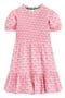 Kids' Aurora Twirly Floral Smocked Bodice Cotton Dress