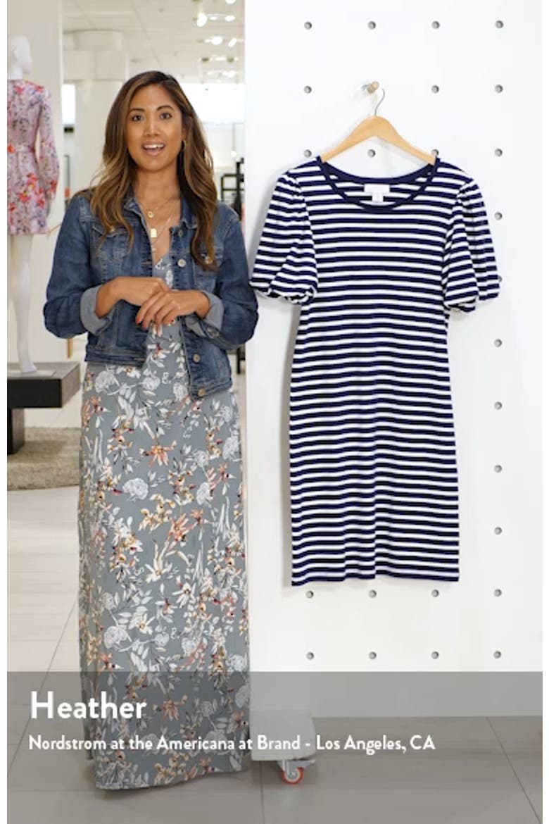 Bubble Sleeve T-Shirt Dress video