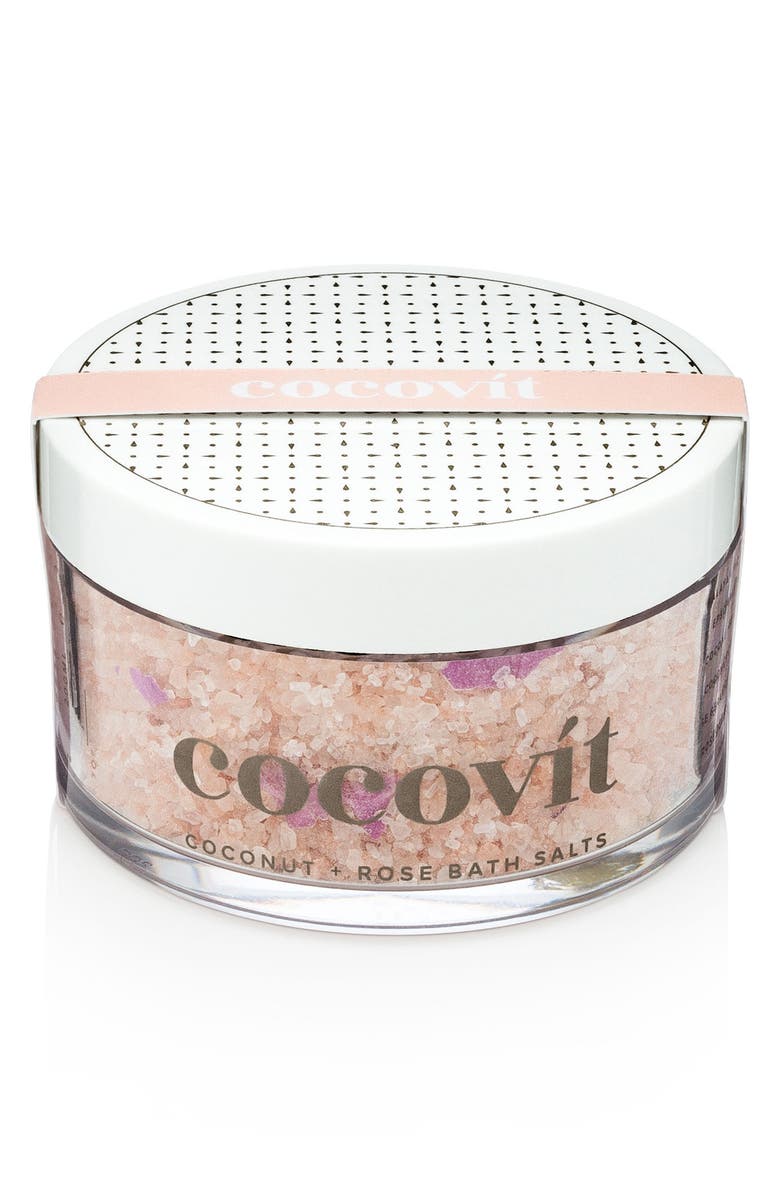 Cocovit Coconut + Rose Bath Salts, Main, color, 
