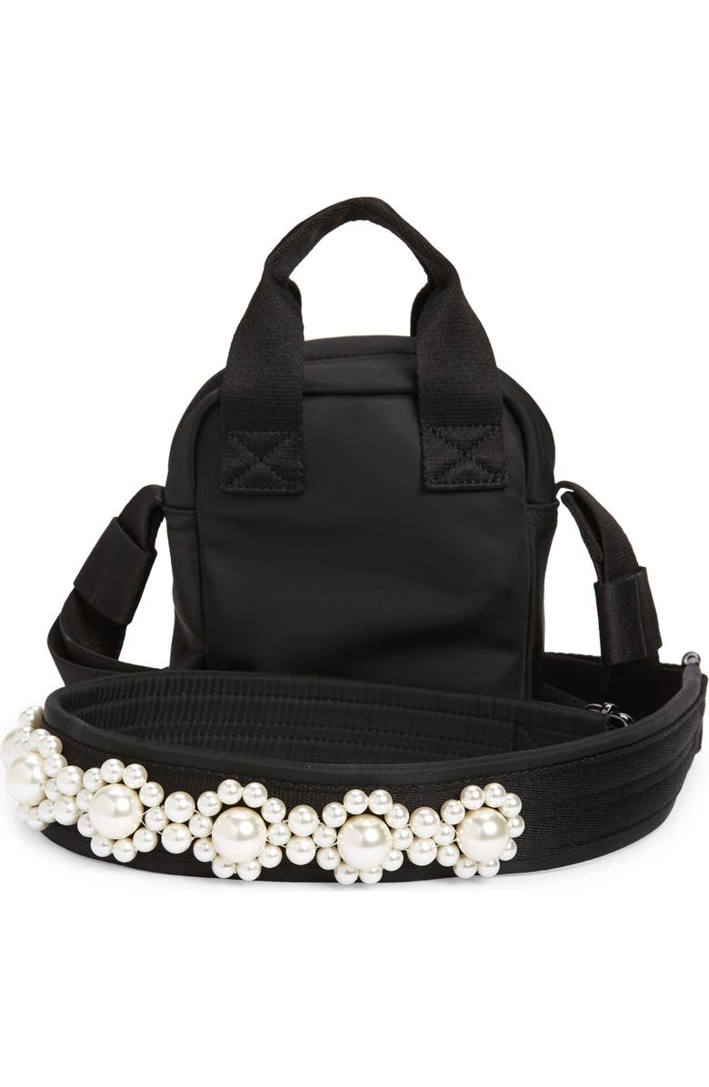 Simone Rocha Mini Classic Beaded Bow Crossbody Bag, Alternate, color,