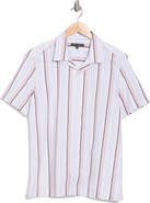 Robert Barakett Oswaldo Stripe Camp Shirt