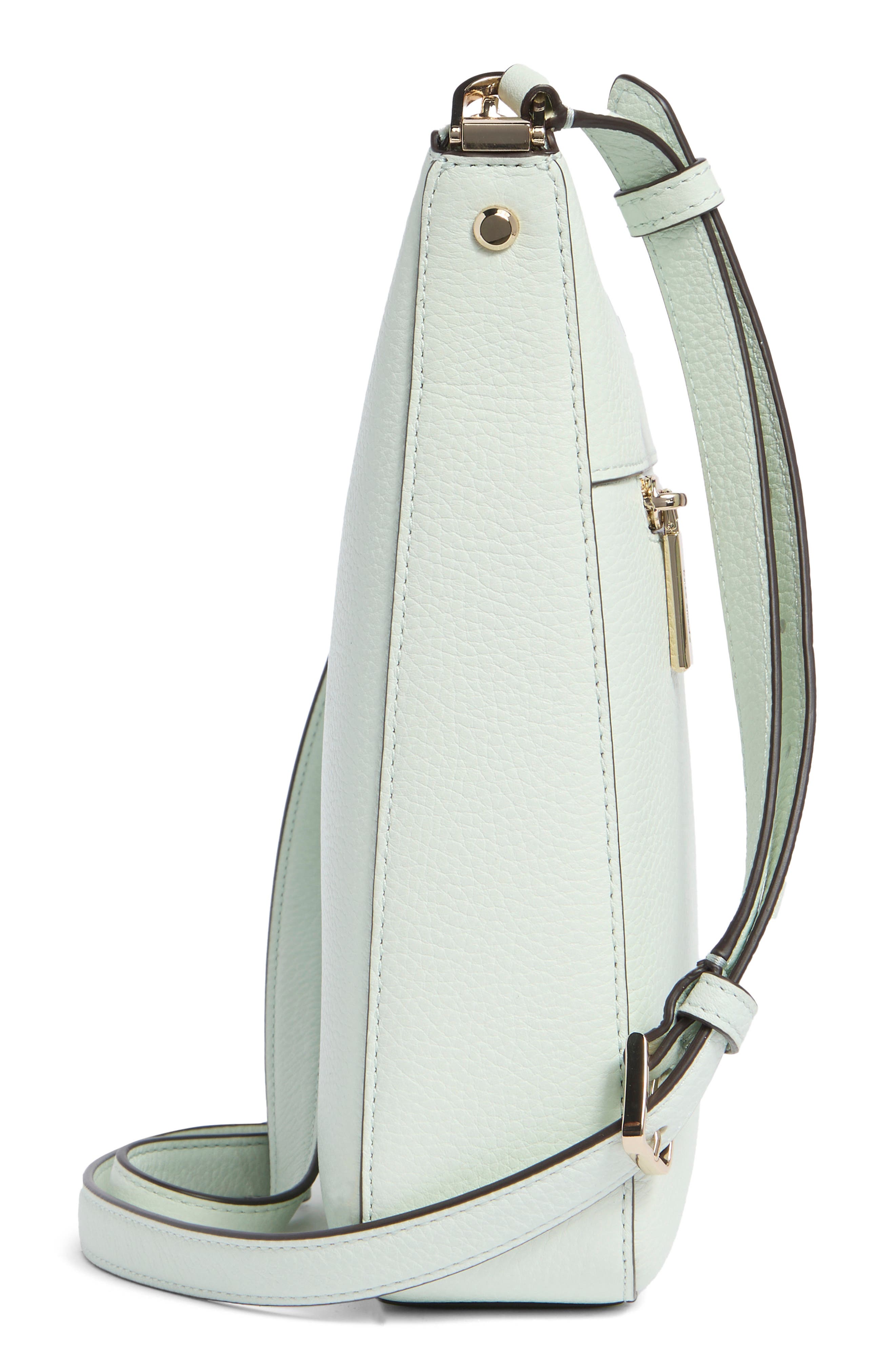 Kate Spade New York leila swingback crossbody bag, Alternate, color, Lime Sherbert
