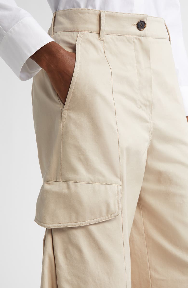 Max Mara Rosatea Ultrawide Leg Cargo Pants, Alternate, color,