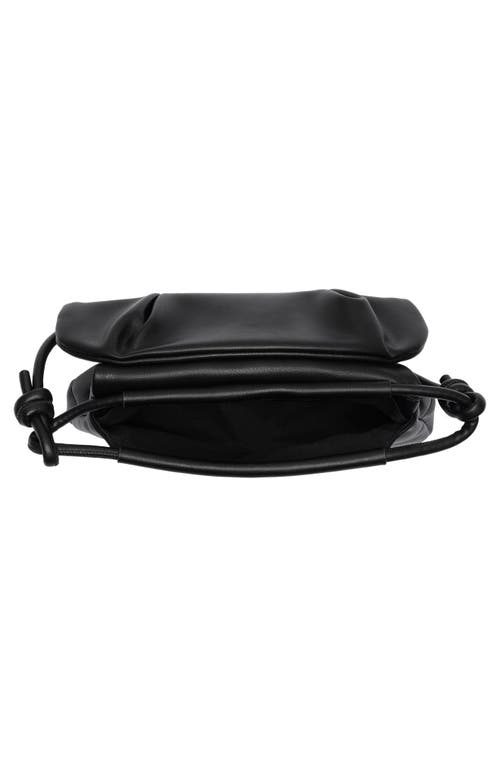 Bcbg Flap Knot Shoulder Bag In Black