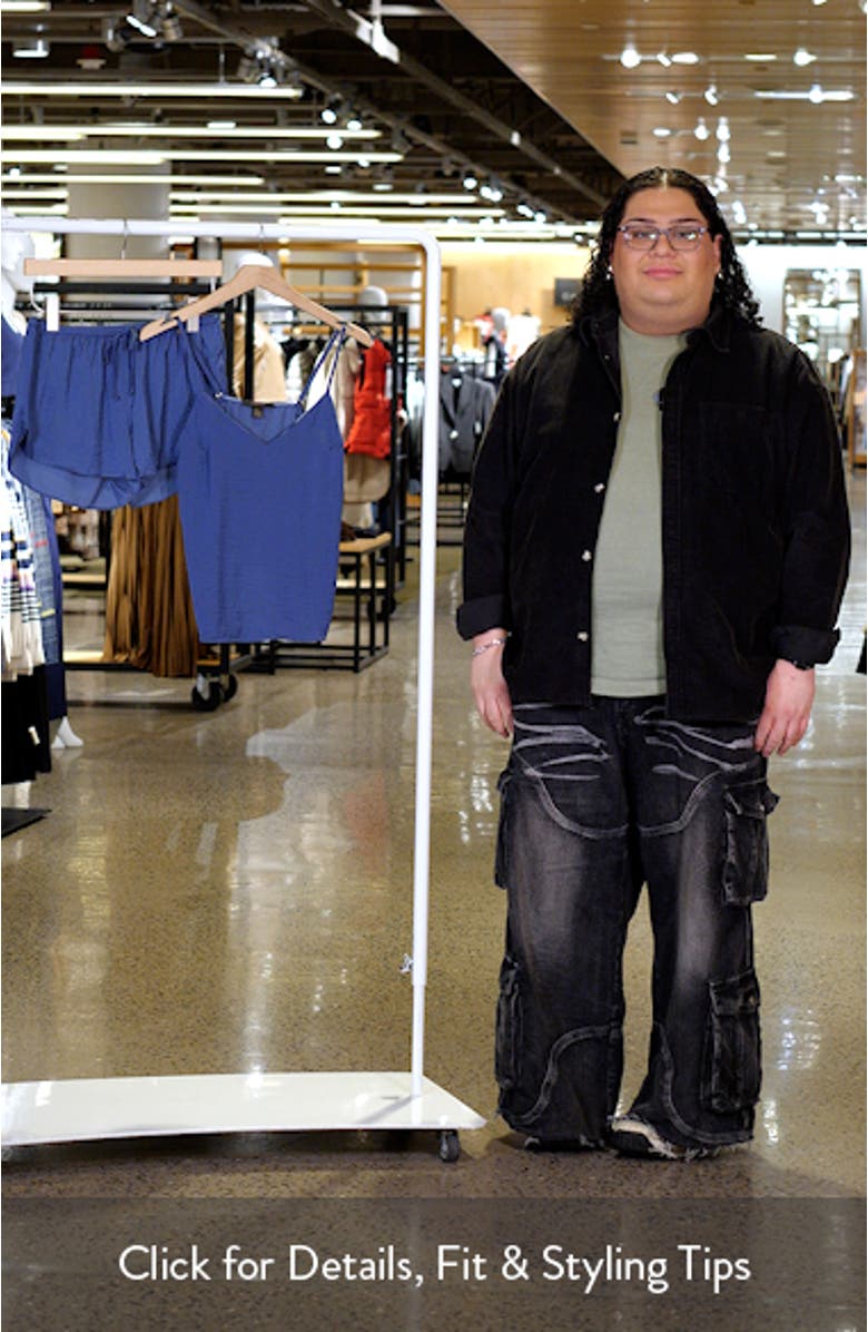 Haven Satin Camisole & Shorts Pajamas, sales video thumbnail