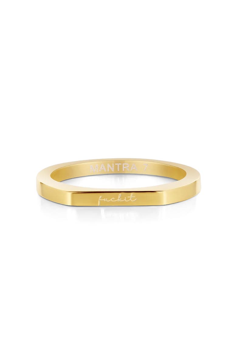 Mantra f*it ring, Main, color, Yellow Gold