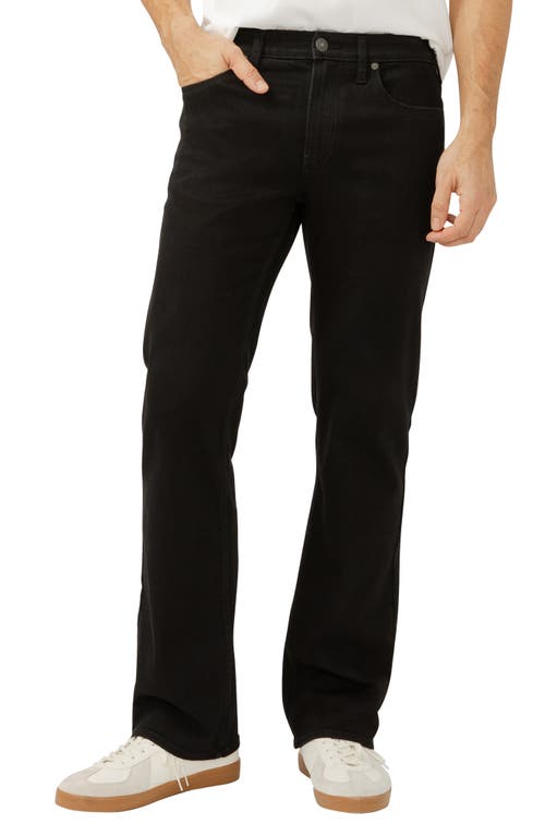 Silver Jeans Co. Zac Relaxed Fit Straight Leg Jeans In Black