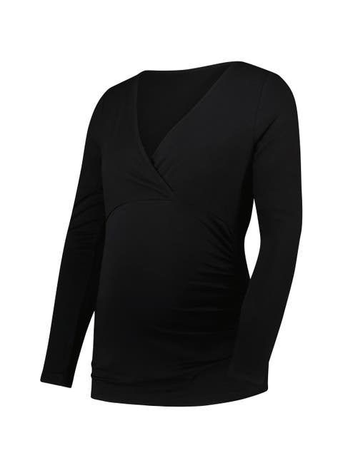 Georgia Maternity V-Neck Wrap Top