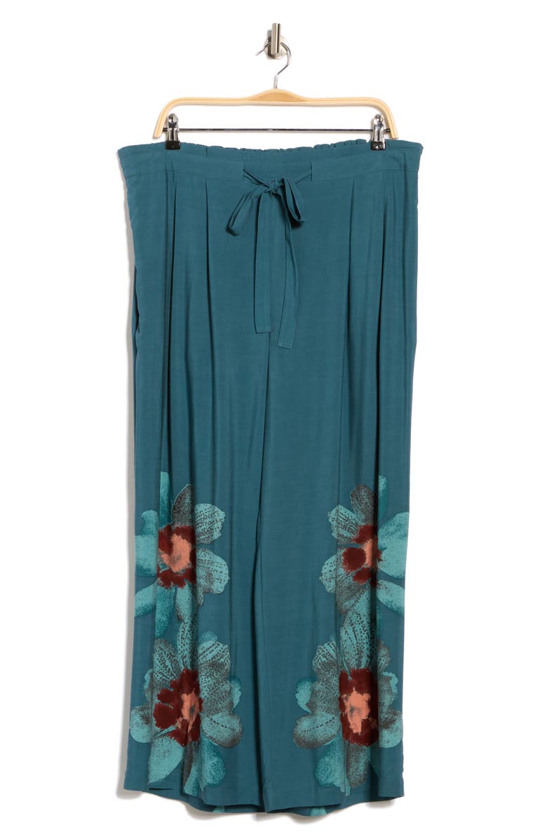 DR2 by Daniel Rainn Border Print Pants, Alternate, color, Light Inkwell