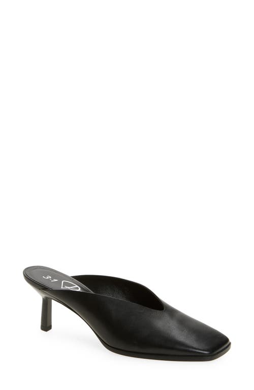 3.1 Phillip Lim Leather Mule In Black