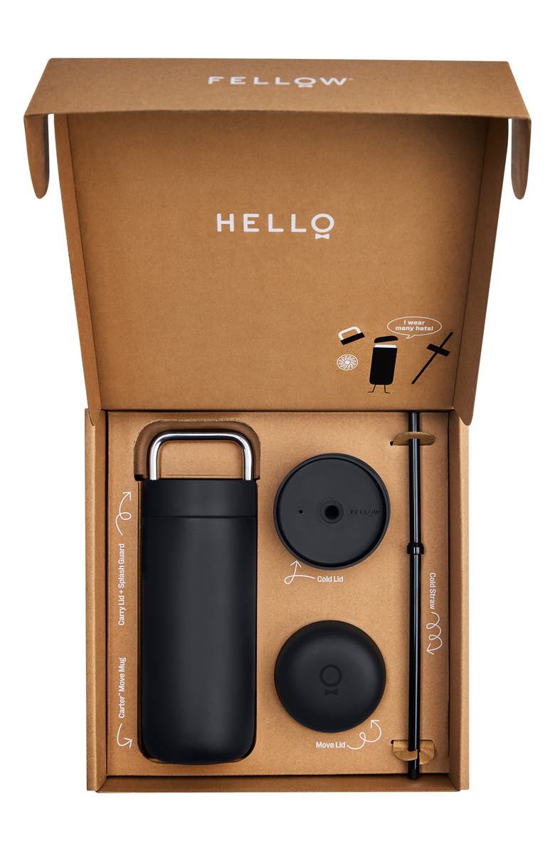 Fellow Carter 3-in-1 Insulated Mug & Lid System, Alternate, color, 