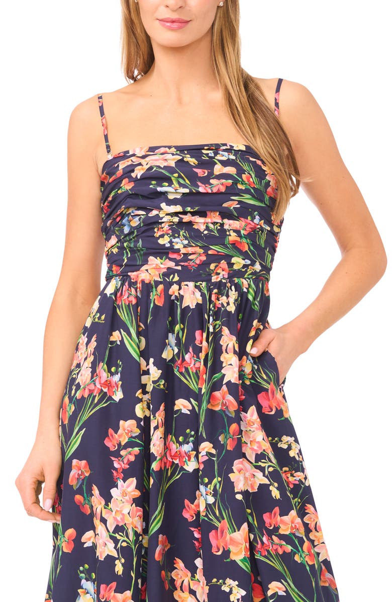 Ted Baker Nara Floral Maxi Dress, Alternate, color, Emerald Berry