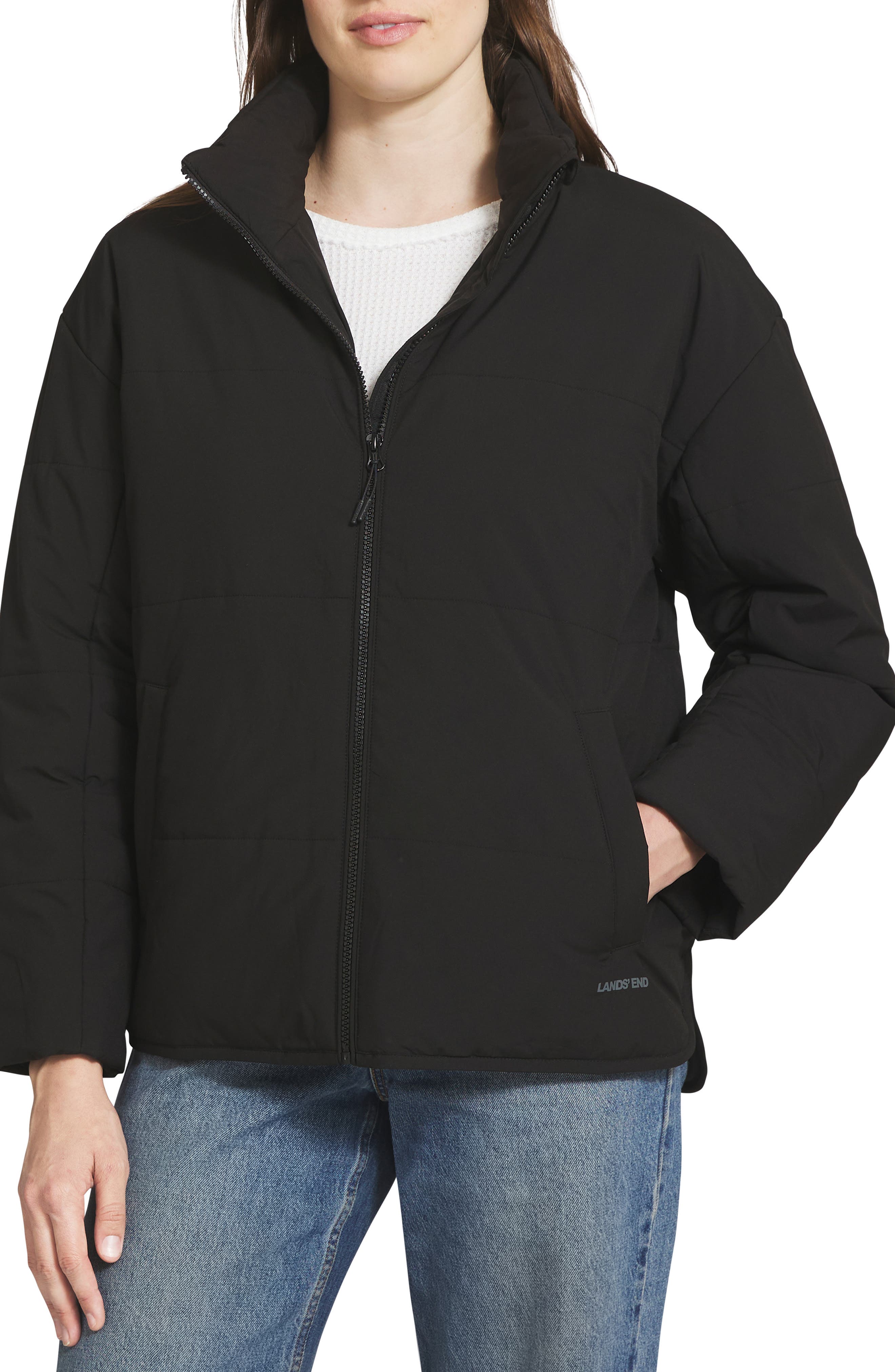 Air-Fill Jacket with Hidden Hood