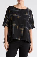 PATRIZIA LUCA Short Sleeve Boxy Top