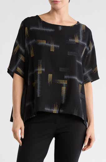 PATRIZIA LUCA Short Sleeve Boxy Top