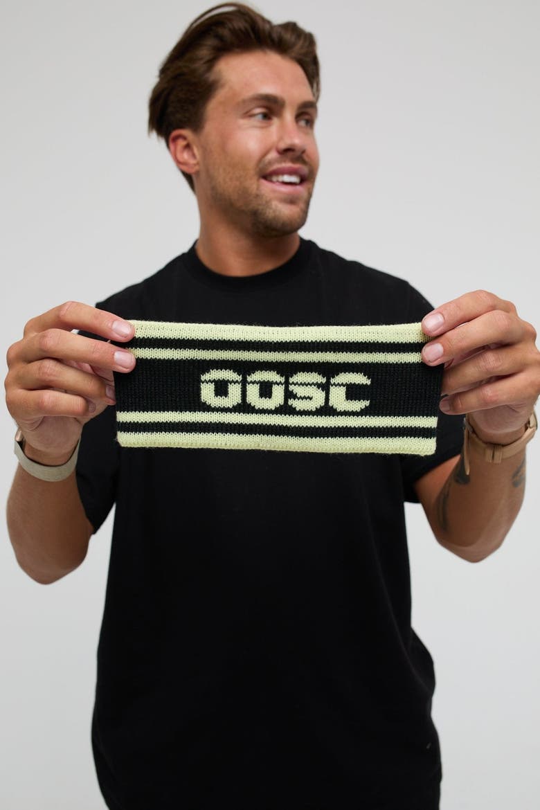 Après Headband - Yellow and Black, Alternate, color, Yellow and Black