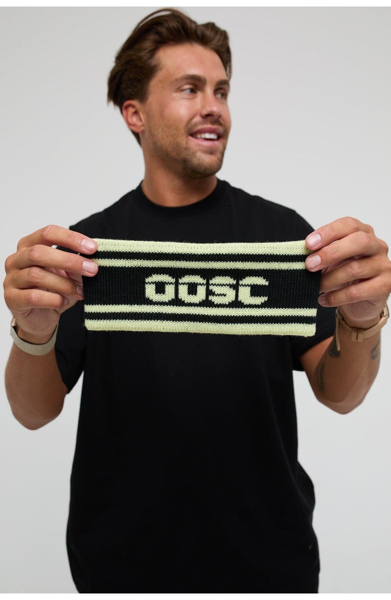OOSC Après Headband - Yellow and Black, Alternate, color, Yellow And Black
