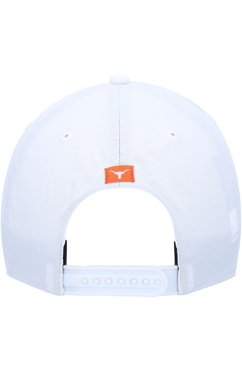 '47 Men's '47  White Texas Longhorns Downburst Hitch Trucker Snapback Hat, Alternate, color, 