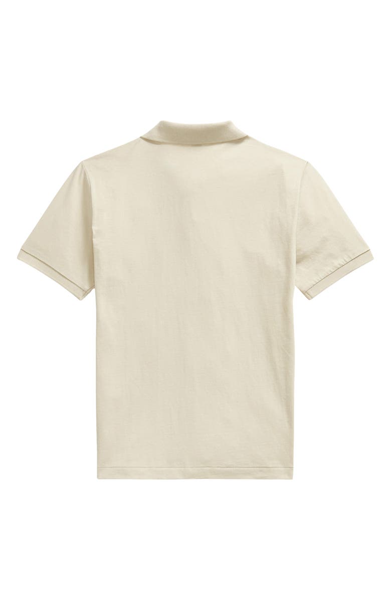 Polo Ralph Lauren Kids' Solid Cotton Jersey Pocket Polo, Alternate, color, Spring Beige