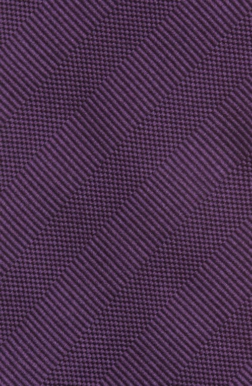 Tom Ford Alternate Silk Tie In Purple