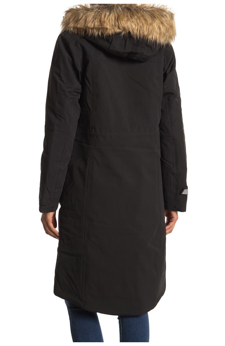 Helly Hansen Vidda Faux Fur Trim Hood Waterproof Long Insulated Parka Jacket, Main, color, 