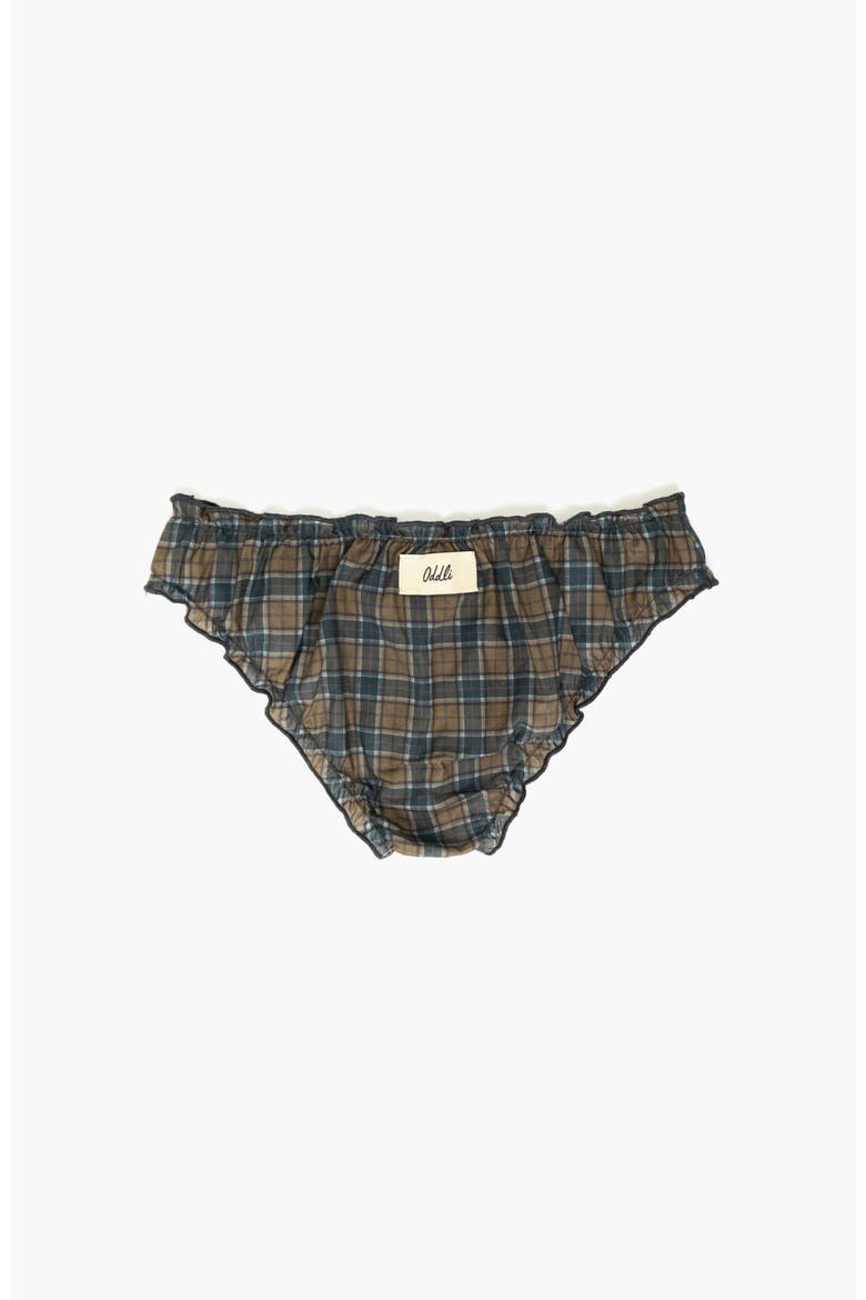 Plaid Bloomers, Alternate, color, Dark Green Plaid