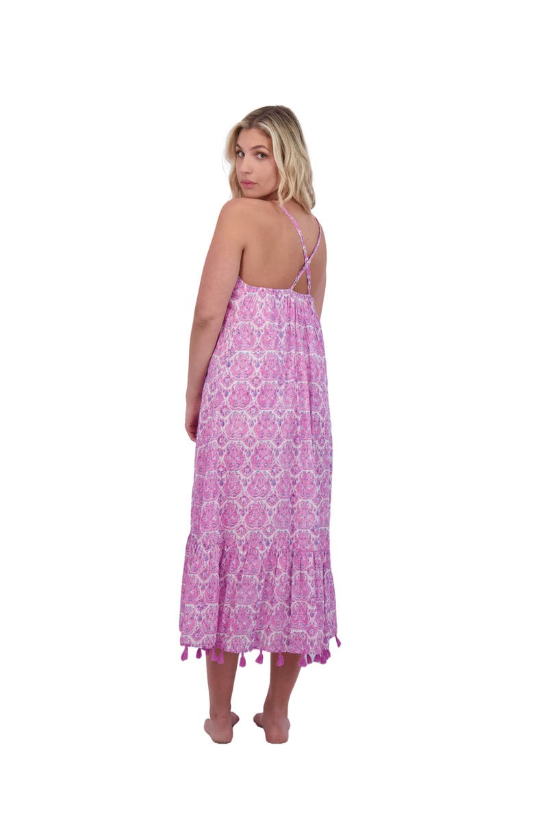 Mer St. Barth Chantal Women's Sundress Pink Paisley, Alternate, color, Pink
